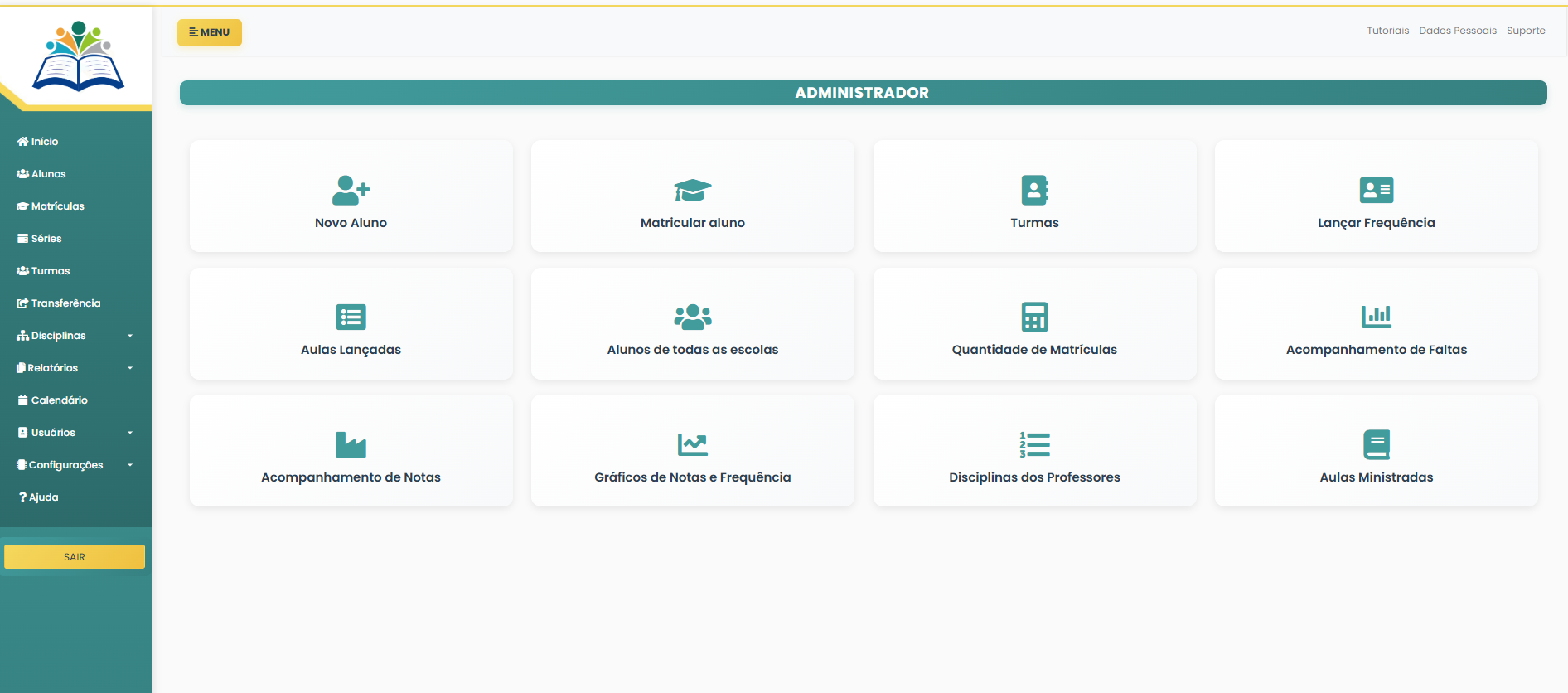 Sistema INFOEDU - Painel de Gestão